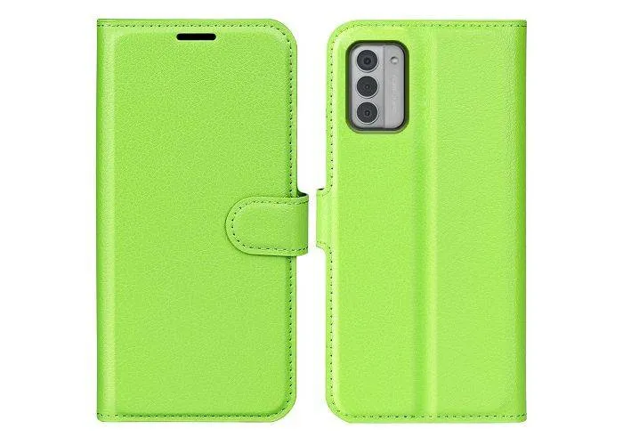 Nokia G42 - Læder cover / pung - Grøn