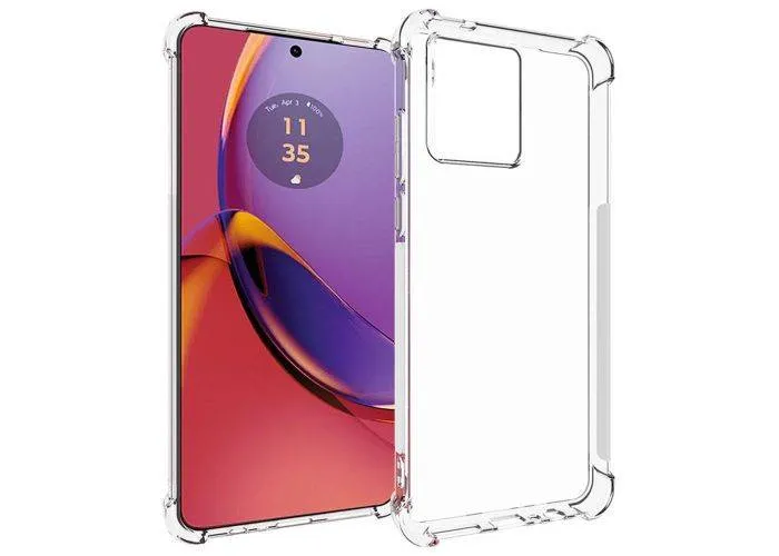 Motorola Moto G84 5G - Shockproof gummi cover - Transparent