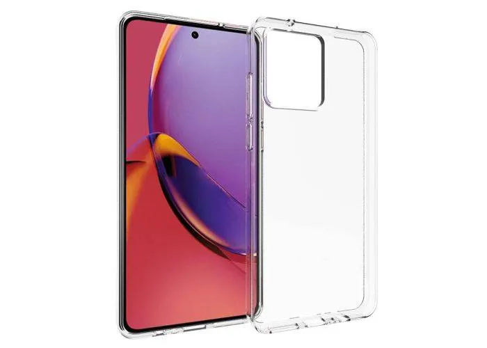 Motorola G84 5G - Shockproof gummi cover - Transparent