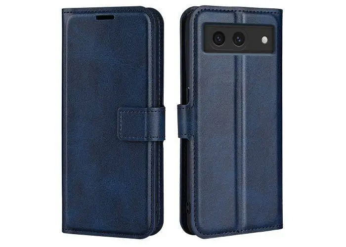 Google Pixel 8a - Læder cover / pung - Blå