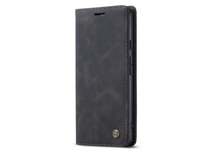 Google Pixel 8a - CASEME slim læder cover - Sort