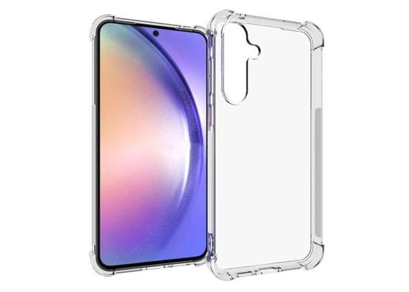 Samsung Galaxy A55 5G - Shockproof gummi cover - Transparent