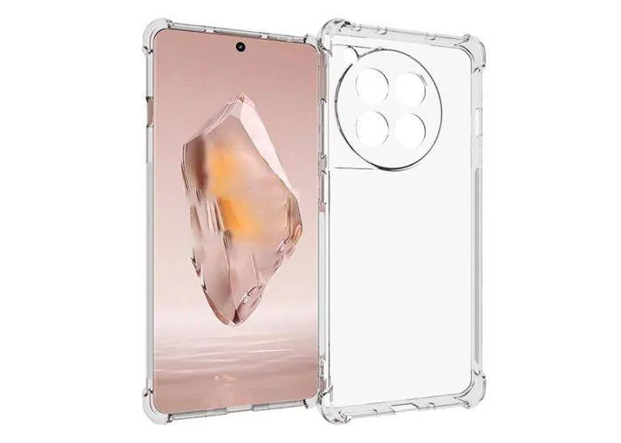 OnePlus 12R 5G - Shockproof gummi cover - Transparent