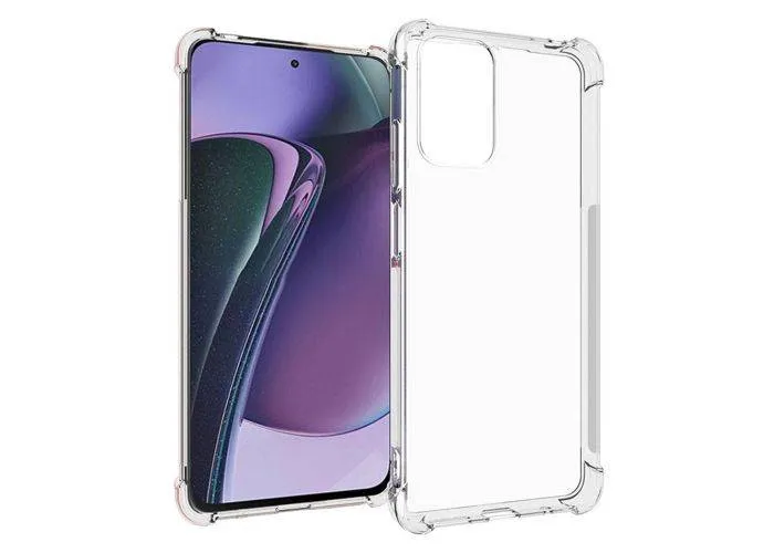 Motorola G04 /G24  - Shockproof gummi cover - Transparent