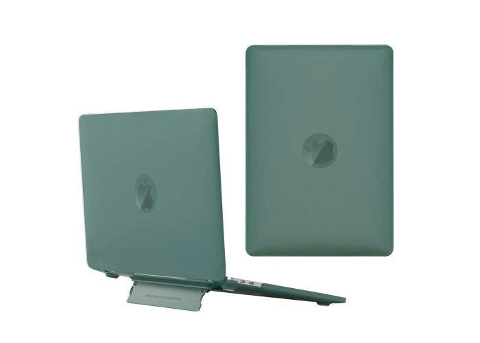 MacBook Air 13" (2010-2017) - Hard cover til front og bagside med Kickstand - Midnatsgrøn