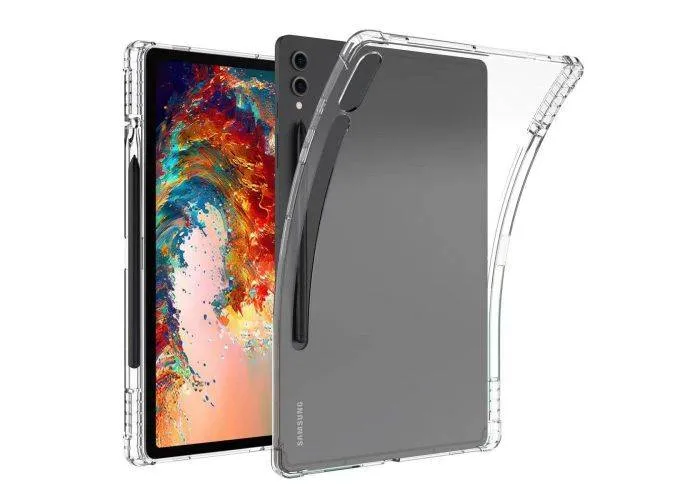 Samsung Galaxy Tab S9 Ultra - Shockproof gummi cover - Transparent