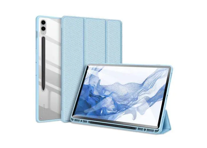 Samsung Galaxy Tab S9 Plus - DUX DUCIS Toby Tri-Fold læder cover - Blå
