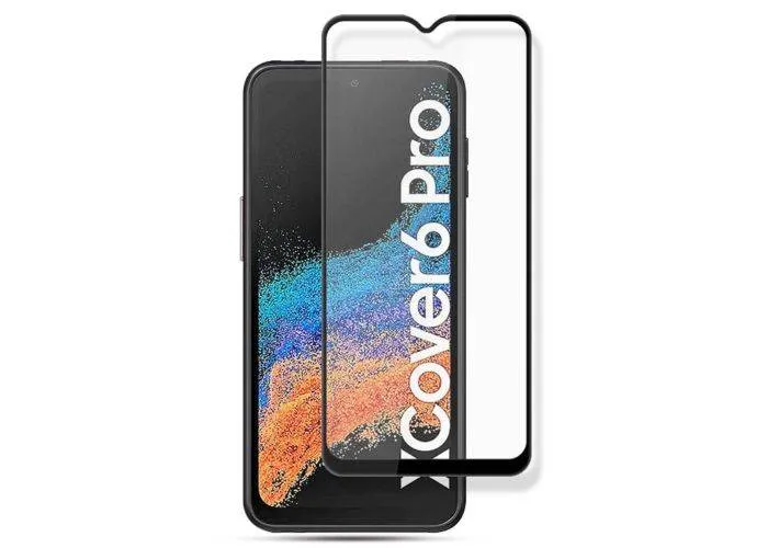 Samsung Galaxy Xcover6 Pro 5G - AMORUS premium hærdet beskyttelsesglas med komplet dækning