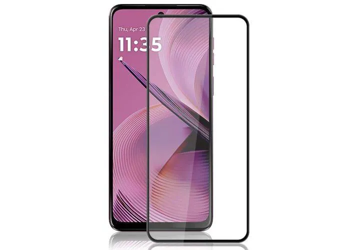 Motorola G55 - Azmaro Premium hærdet beskyttelsesglas - Komplet dækning