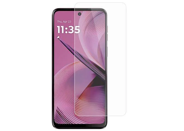 Motorola G55 - Azmaro Ultra clear hærdet beskyttelsesglas 0.30mm - Transparent