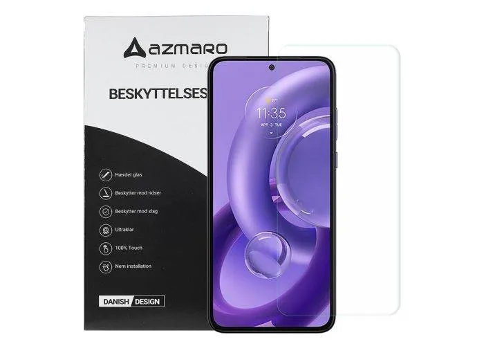 Motorola Edge 30 Neo 5G - Azmaro Ultra clear hærdet beskyttelsesglas - Transparent