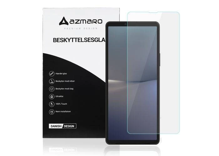 Sony Xperia 10 V - Azmaro Ultra clear hærdet beskyttelsesglas - Transparent