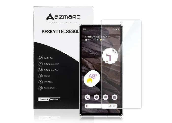 Google Pixel 7a - Azmaro Ultra clear hærdet beskyttelsesglas - Transparent