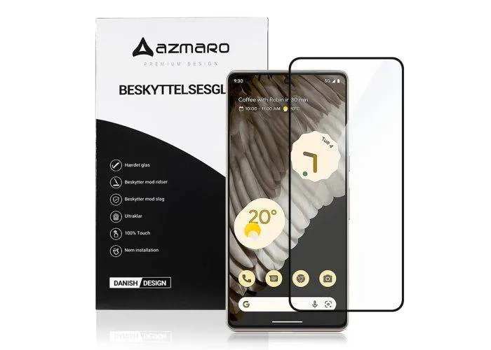 Google Pixel 8 Pro - Azmaro Premium hærdet beskyttelsesglas - Komplet dækning