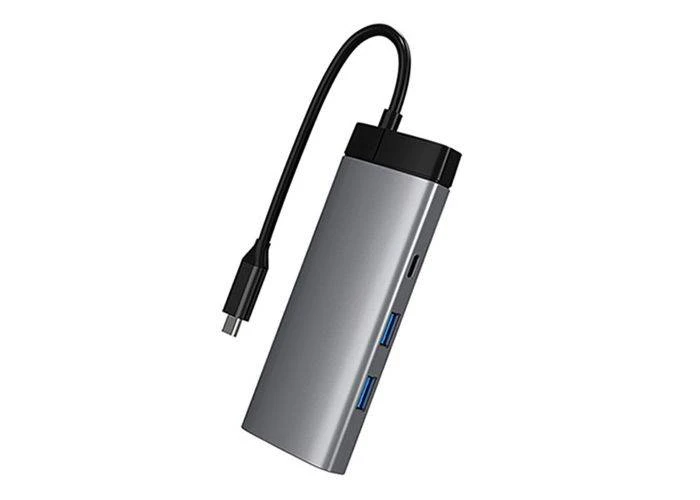 USB-C 7-i-1 Hub - 2xUSB-C / 2xUSB-A / 1x HDMI &kortlæser - til MacBook / Laptop