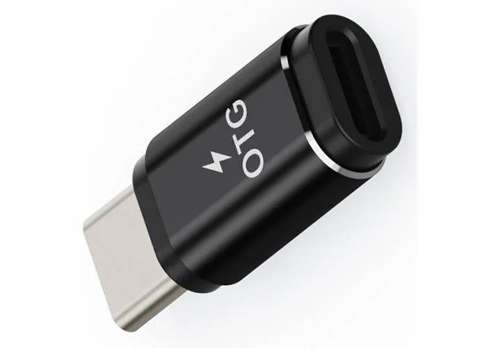 Lightning til USB-C adapter - Understøtter opladning og audio - Sort