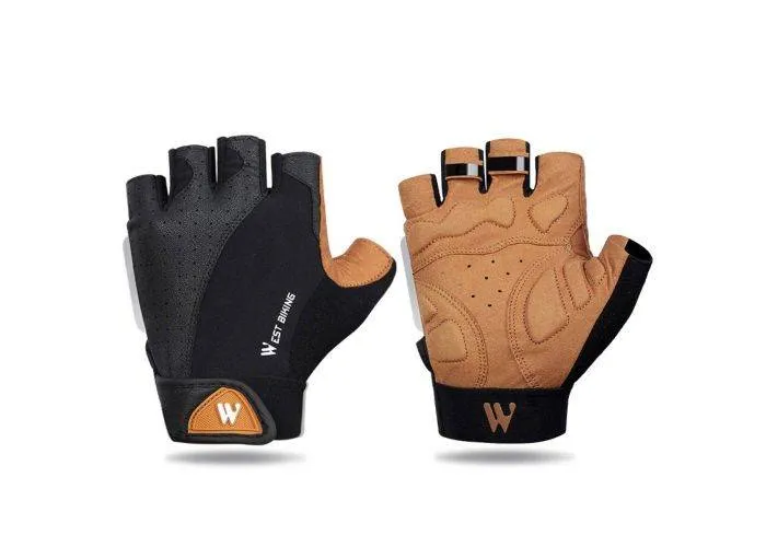 WEST BIKNG - Sports / cykel handsker - Non-slip - Åndbar og justerbar design - Large