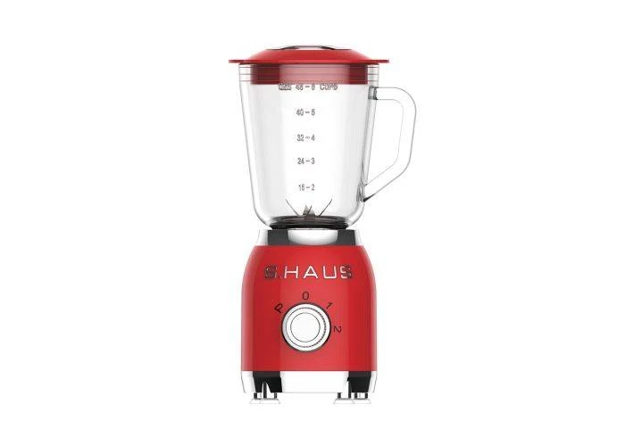 Swiss Haus Retro Blender 1.5L / 600W - Lake Geneva - Rød