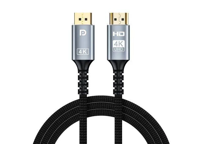 DisplayPort til HDMI kabel 4K UHD 30Hz - til PC/Laptop/Projektor - 1 meter