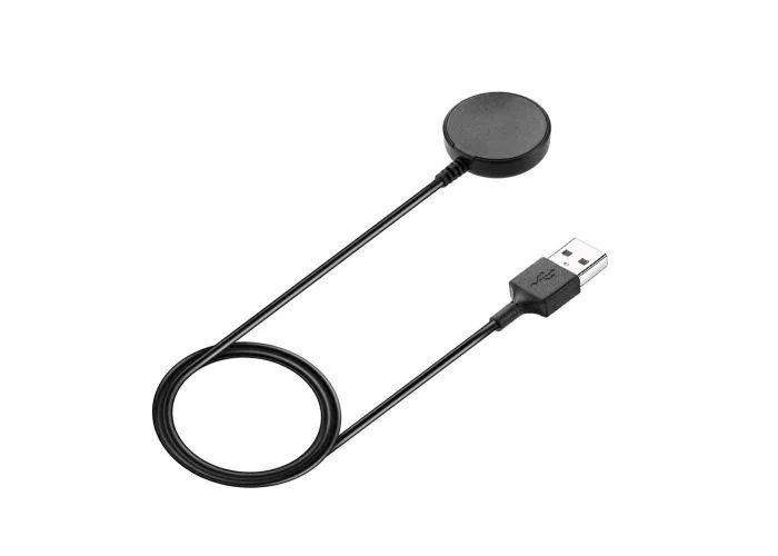 Samsung Galaxy Watch 5 44mm/40mm / Watch 5 Pro 45mm - USB Magnetisk oplader 1m - Sort