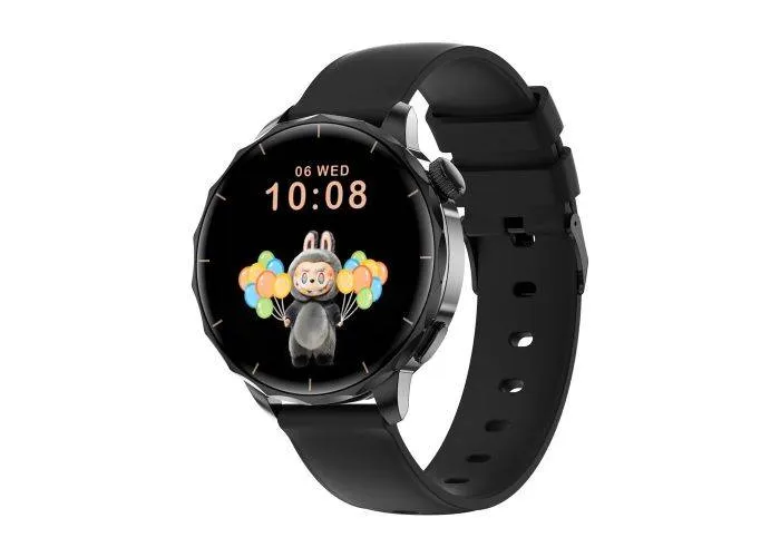 Smartwatch - Dansk sprog - Vandtæt - iOS/Android - Puls/blodtryk - Sort