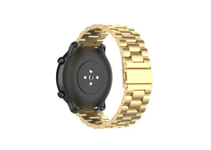 Huawei Watch GT/GT2 / Nokia Steel HR 40mm  - Rustfrit stål urrem 20mm - Guld