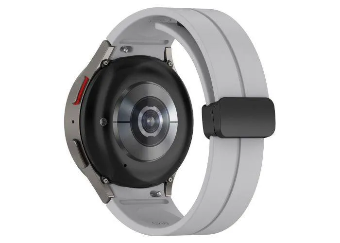 Samsung Galaxy Watch7 40mm - Silikone urrem - Passer til håndled 139mm-205mm - Lysegrå