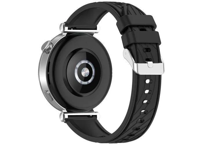 Samsung Galaxy Watch7 /6 /5 / 4 / FE -  44/40mm - Silikone rem 20mm - til håndled 139mm-220mm - Sort
