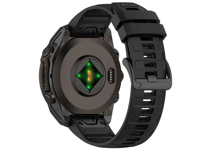 Garmin Fenix 8 / Fenix 7X / Fenix 6X - Urrem i silikone 26mm - Sort