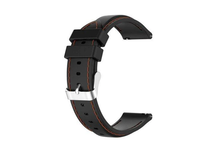 Samsung Galaxy Watch3 45mm / Gear S3 Classic - Silikone rem 22 mm - Sort