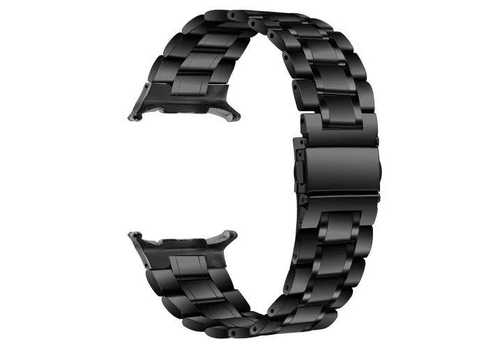 Samsung Galaxy Watch8 44/40 / 8 Classic 46mm - Urrem i rustfrit stål -  til håndled 139mm-210mm - Sort