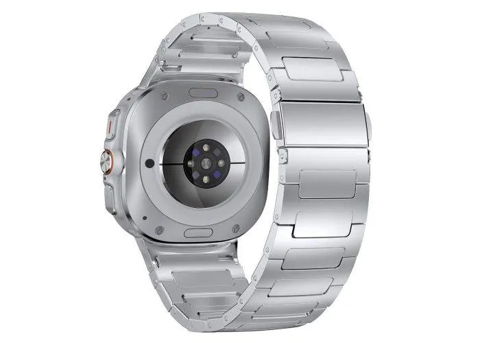 Samsung Galaxy Watch8 44/40 / 8 Classic 46mm - Urrem i rustfrit stål - til håndled 140mm-215mm - Sølv