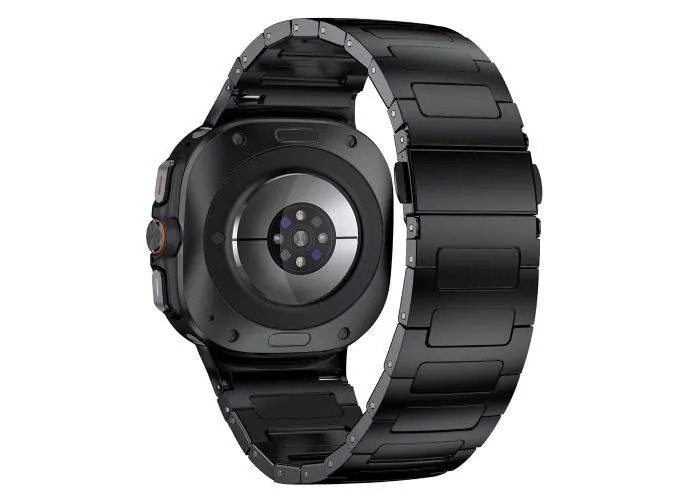 Samsung Galaxy Watch8 44/40 / 8 Classic 46mm - Urrem i rustfrit stål - til håndled 140mm-215mm - Sort