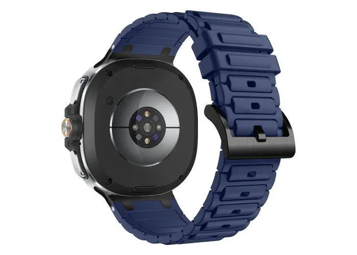 Samsung Galaxy Watch8 44/40 / 8 Classic 46mm - Silikone rem - til håndled 139mm-220mm - Marineblå
