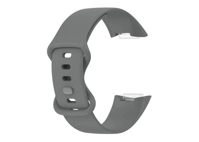 Fitbit Charge 5 - Silikone armbånd - Passer til Håndled 160-240 mm - Grå