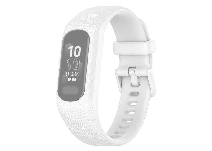 Garmin Vivosmart 5 - Silikone rem - Passer til håndled 14-21.5 cm - Hvid