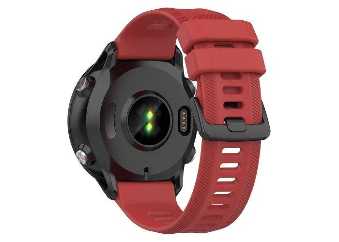 Garmin Forerunner 955 / 945 / 935 - Silikone rem 22mm - Rød
