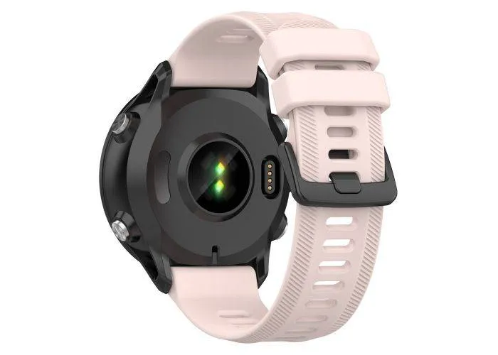 Garmin Forerunner 955 / 945 / 935 - Silikone rem 22mm - Lys pink