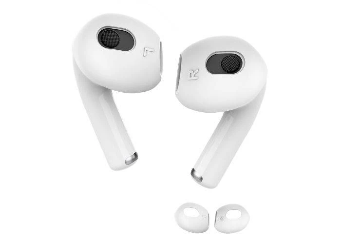 Ørepropper i silikone til AirPods 3 - Anti-slip - 1 par - Hvid
