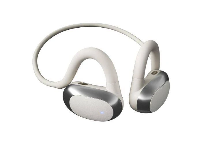 Trådløse Bone conduction høretelefoner - Vandtæt / 360 grader stereo - Hvid