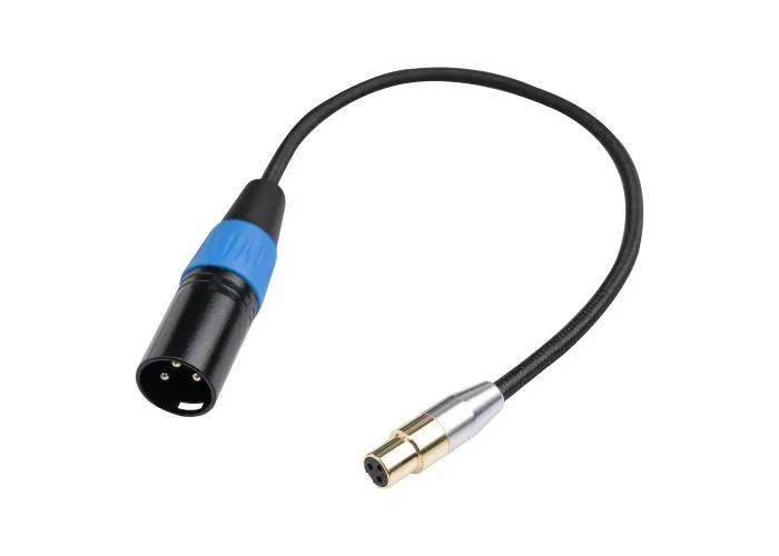 SA119GXK108BU Mini XLR (hun) til XLR (han) adapter kabel