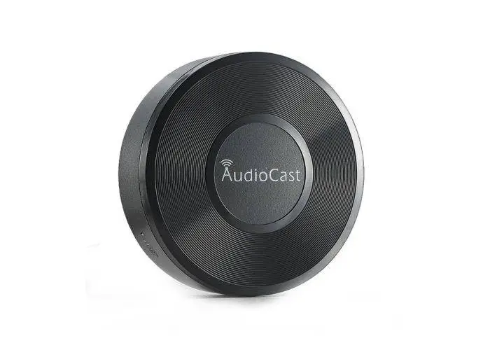 AUDIOCAST - Wifi adapter til Højttalere - Afspil musik trådløt til højttalere via WIFI - Sort