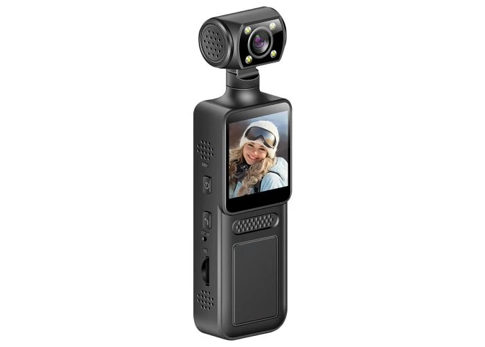 4K WIFI Actionkamera - Anti-Shake  / Nattesyn / LED lys / Digital display
