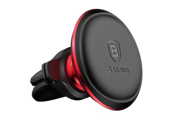 BASEUS Magnetisk Bilholder til Air-vent - 360 grader roterbar - Rød