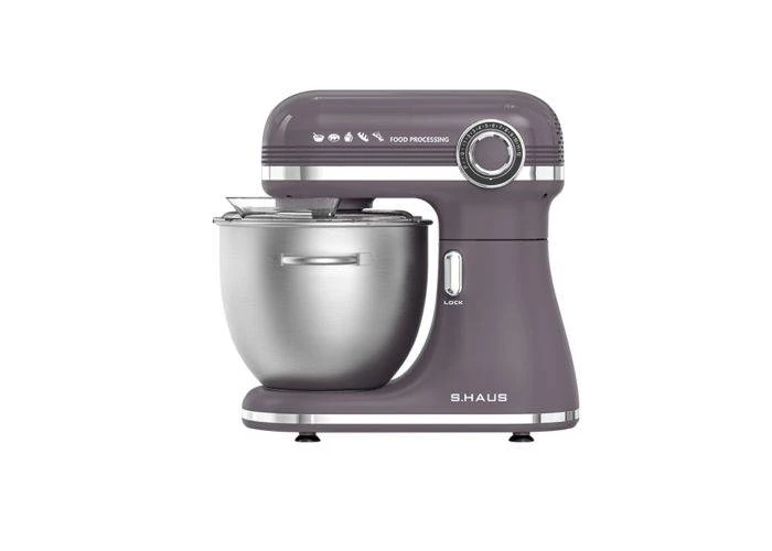 Swiss Haus Køkkenmaskine 1500W / 7L / 12 hastigheder - Lake Geneva - Grå/sølv