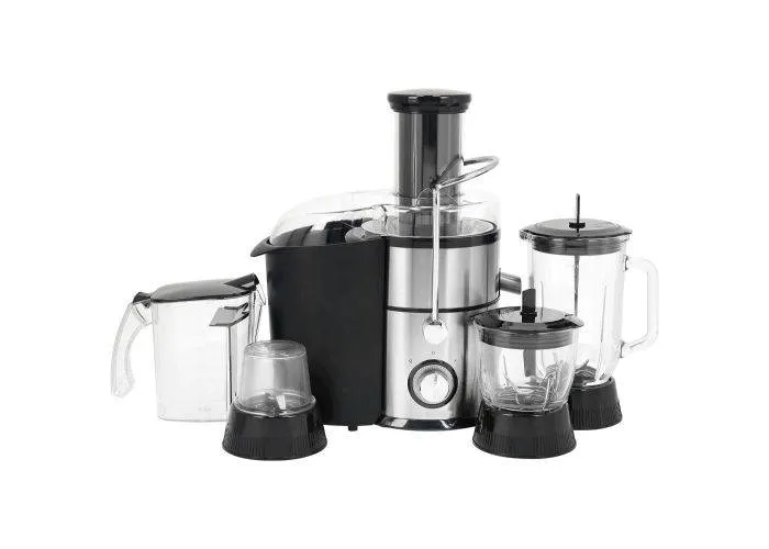 Royalty Line 4-i-1 Slowjuicer i rustfrit stål - 1000W / 2L