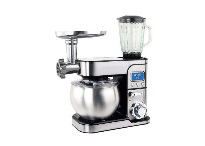Swiss Haus 3-i-1 Køkkenmaskine 1300W / 6.0L Hakker/Blender/Røre - Z. Glacier Collection