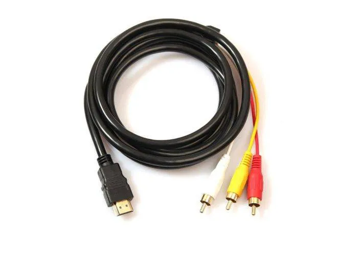 HDMI til 3-RCA video/Audio adapter kabel 1.5m