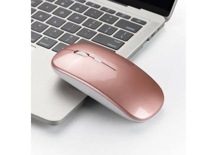 Trådløs mus - 2.4Ghz - 3-Speed funktion Max 1600 DPI - Rosa guld