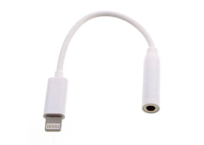 Lightning til 3.5 mm Jack hovedtelefon adapter Uden mikrofon - Kun til musik